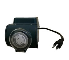 GE Relocatable Power Taps Outdoor 6 Outlets Rainproof Timer EMP700OUL-MT Tested