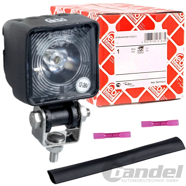 Febi LED Arbeitsscheinwerfer 14W 12-36V Zusatzscheinwerfer Weiß GroßFeld LKW-image