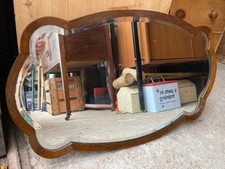 STUNNING ARTS & CRAFTS TYPE VINTAGE ACCENT MIRROR