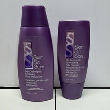 Avon Skin So Soft Age Defying Renewing Body Moisturizer and Body Cleanser