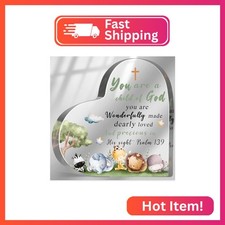 Christian Baptism Gifts for Girls Boys Newborn, Inspirational Godchild Decor for
