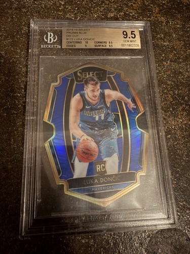 Luka Doncic [Blue Prizm Die Cut] #122 2018 Panini Select card