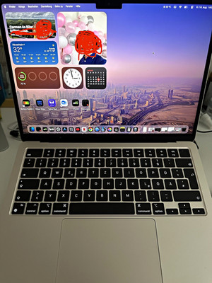 MacBook Air 13,6 Zoll Starlight, 8GB/256GB, Top Zustand, Wie Neu!