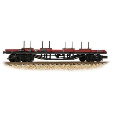 Graham Farish 373-925D 30T Prawn Bogie Bolster BR Gulf Red [WL] N Gauge