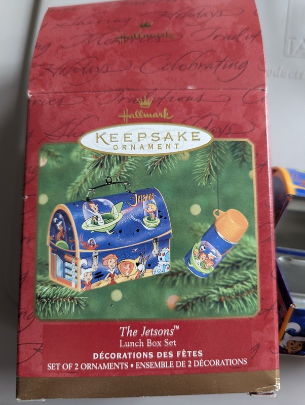 2001 The Jetsons Lunch Box/thermos Hallmark Ornament