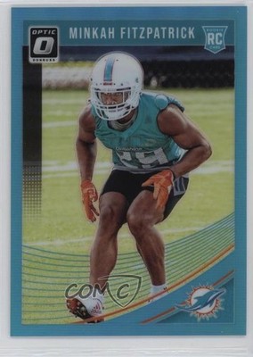 2018 Donruss Optic Rookies Aqua Prizm /299 Minkah Fitzpatrick #103 Rookie RC 9v7