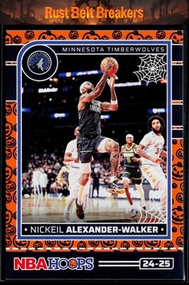 2024-25 Hoops Haunted Hoops Nickeil Alexander-Walker #159 Orange Timberwolves
