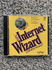 MPC Internet Wizard CD-ROM for Windows PC 1995 Windows 3.1  Disc Case Vintage