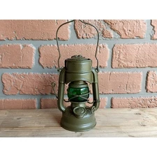 Rare, out-of-print FEUERHAND No. 75 ATOM lantern, 16cm tall, movable