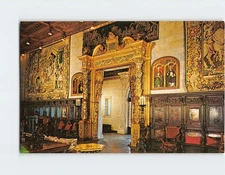 Postcard Entrance to Assembly Room Hearst Castle San Simeon California USA
