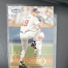 Fleer 1998 Tradition Update John Rocker Rookie Card #U64 Atlanta Braves. rookie card picture