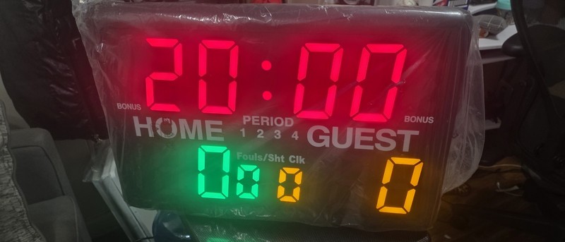 Trigon Sports Multi-Sport Indoor Tabletop Scoreboard & Timer Black