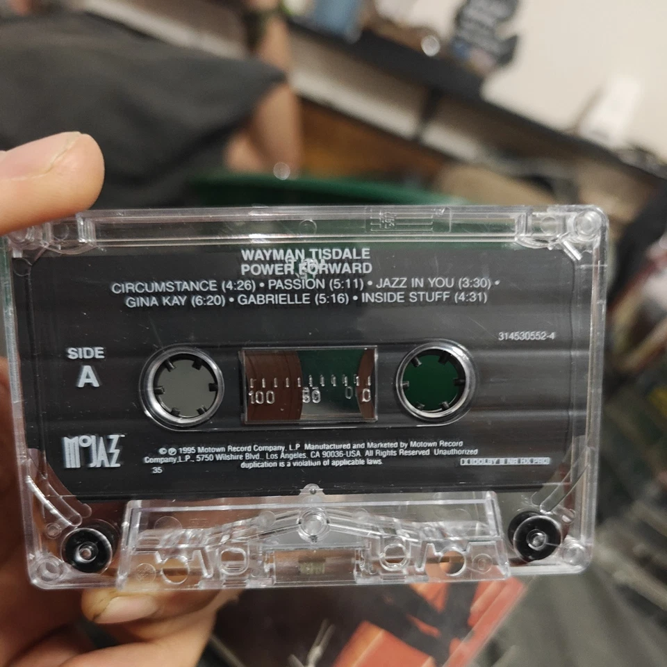 Wayman Tisdale - Power Forward cassette Tape. Tested and Great Sound.  - Image 3 of 3