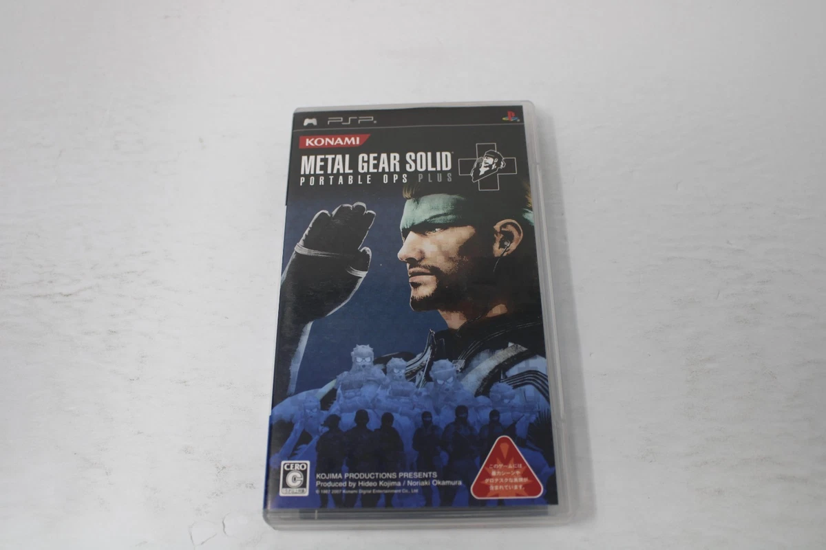 Metal Gear Solid Portable Ops – Sony PSP – Complet – Bon état