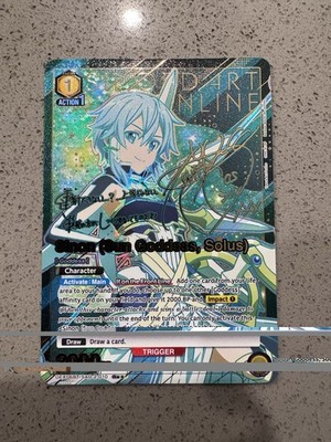 Bandai Union Arena Sinon Sun Goddess Solus R Foil Sword Art Online