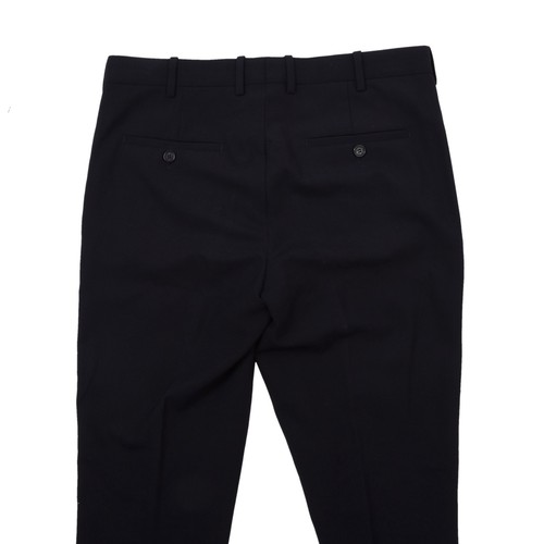 NEIL BARRETT Hosen Gr 46 Skinny Fit Regular Rise Marineblau Wolle Made in Italy - Imagen 9 de 11
