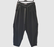 KEKOO new! Hose Ballon-Hose Jogpants 52-54 (5) trendige Details Taschen schwarz