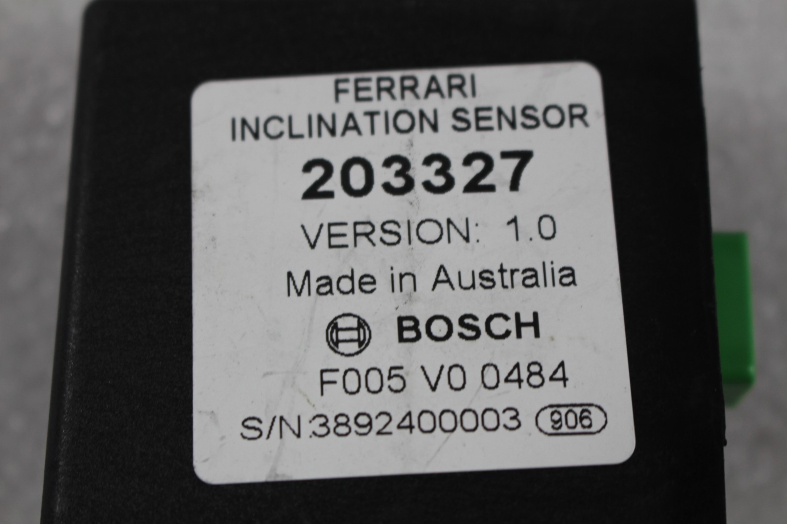 Ferrari 360, 456, 550, 575, 355,  Anti Lift Sensor Computer, Used, P/N 177149