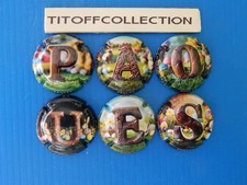 La série de 6 capsules de champagne génériques paques  ( avril  2026 )