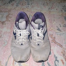 Brooks Beast 20 Men's Low Top Lace-Up Gray/Blue Mesh Sneakers D 110327-1D-491