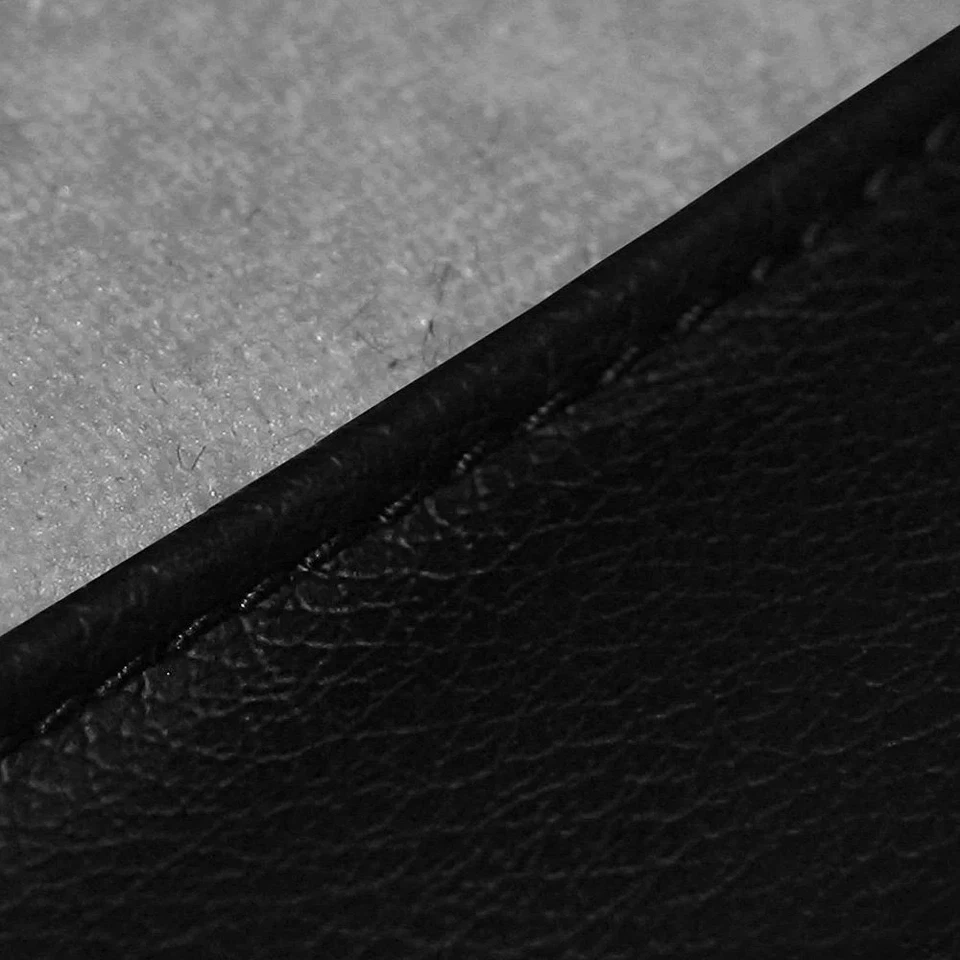 For Chevy Prizm 98-02 Ultisuede 2nd Row Black & Gray Custom Seat Covers - Image 3 of 4