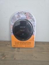 Borne PCDBT01-BK Portable Wireless CD Player New SEALED