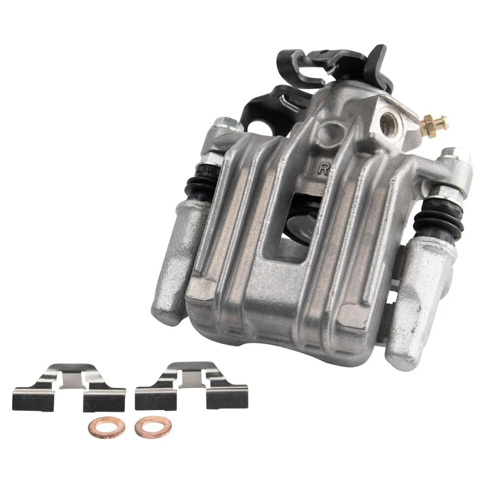 Nuevo conjunto de pinza de freno trasera con soporte y par de herrajes para VW Audi Foto 2 de 4