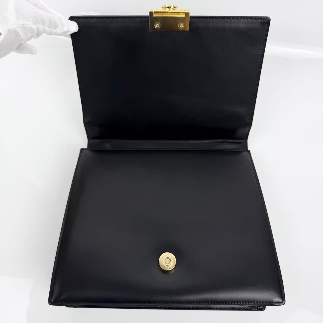 GIVENCHY Formal bag 4G logo Leather Black Authentic From Japan — image 14