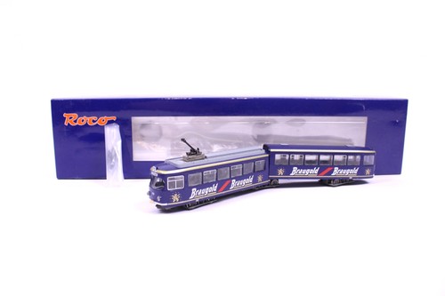 Roco 43180 Straßenbahn 408 Braugold Gelenkstraßenbahn DüWag DC Spur H0 | Zustand: Gebraucht