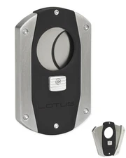 Lotus Prestige Cut 301 Cut 300 Single & Double Guillotine Cigar Cutter Black
