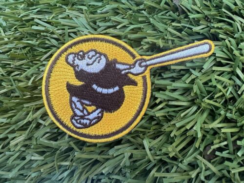 San Diego Padres Swinging Friar Patch Iron On 3” X 2” Embroidered