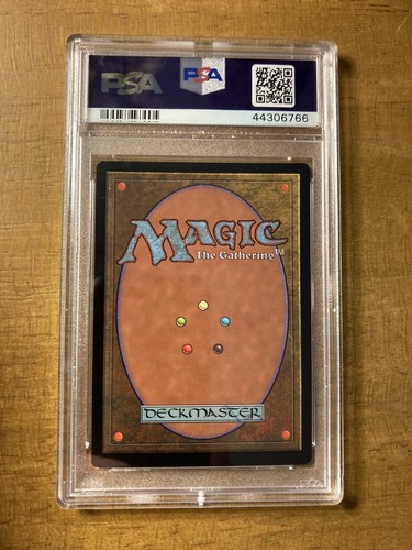 Magic The Gathering✨MOUNTAIN Var A ✨Portal PSA 9 MINT 1997 Vintage MTG Land Art - Picture 2 of 2