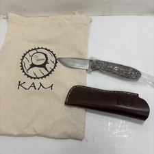 Kam Knife B20 - N690 Steel - Orange G Micarta Handle - Fixed Blade