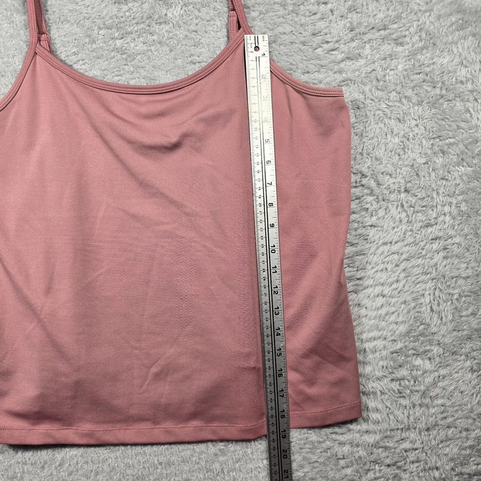 Lote de 3 Top Lane Bryant Cami Shell Mujer 14/16 Ajustable Rosa Malva Foto 4 de 4