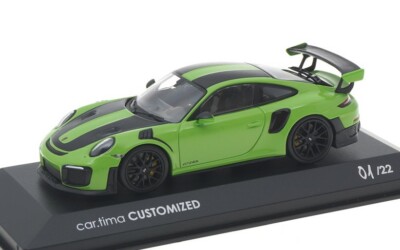 1:43 MINICHAMPS 2020 PORSCHE 911 991 II GT2 RS WP signal green car