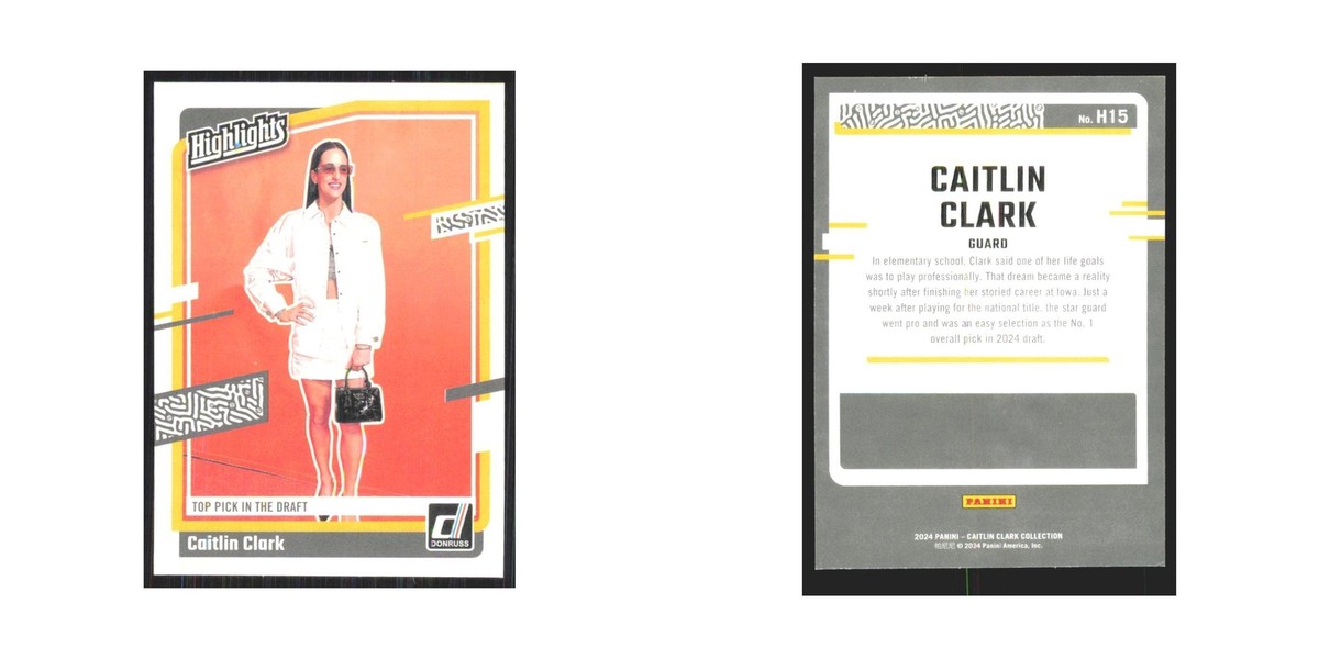 2024 Donruss Caitlin Clark Collection Caitlin Clark #H15 | eBay