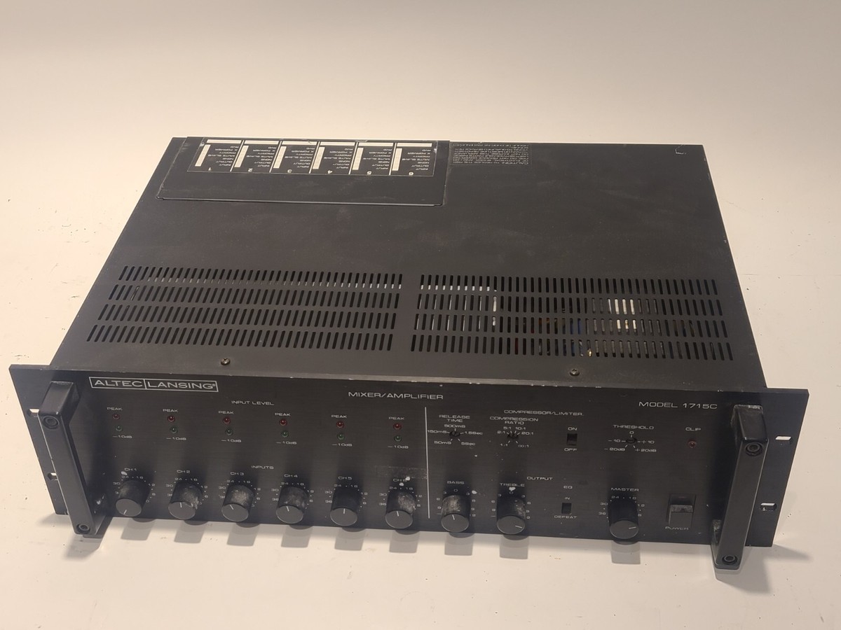 Altec Lansing 1715C Mixer/Amplifier | eBay