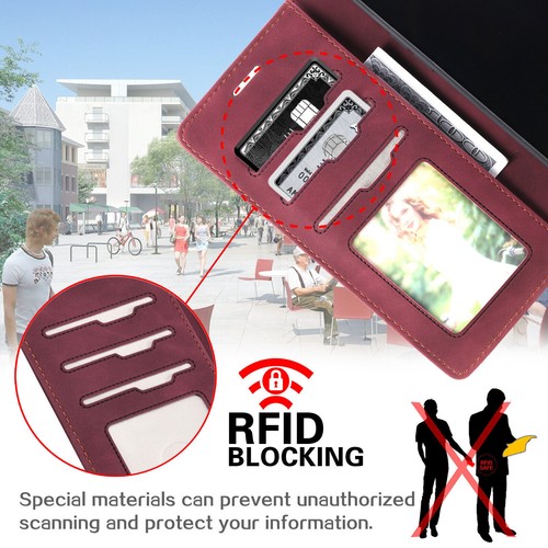 Luxury Magnetic Flip Leather Card Wallet Stand Cover Case For 14 15 Pro Max - 第 7/53 張圖片
