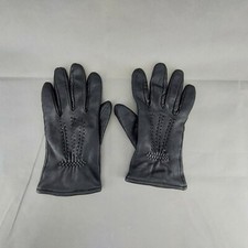 Vintage Black Leather Gloves Jeronimo Size S  3277