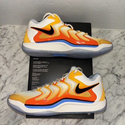 Nike KD 17 Sunrise University Gold Basketball Shoes FJ9487-700