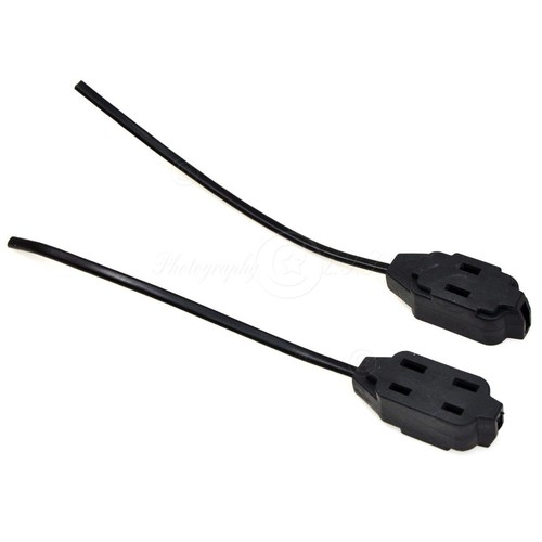 2x 1 To 3 Splitter Sockets 2Pin US Connector IP Camera Power Supply Adapter Set - Picture 7 of 9