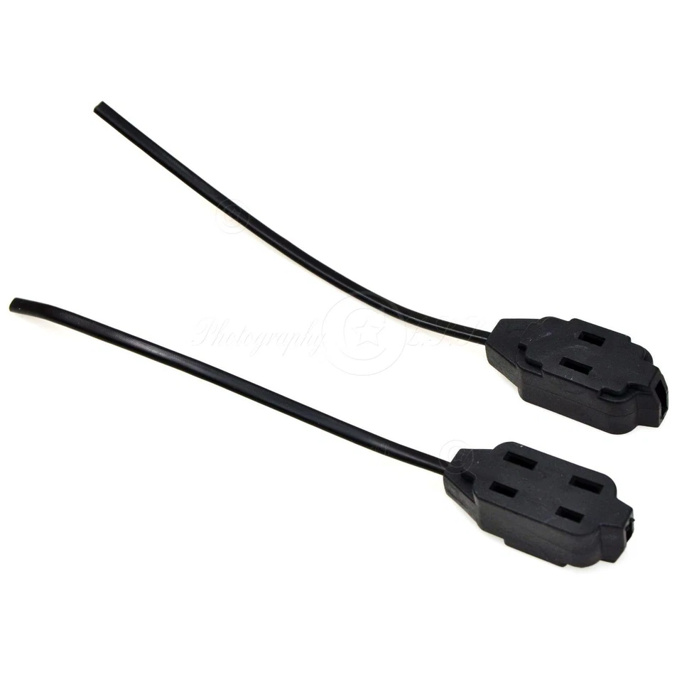 2x 1 To 3 Sockets Splitter CA/US Connector IP Camera Power Supply Adapter Plug - Image 2 of 4