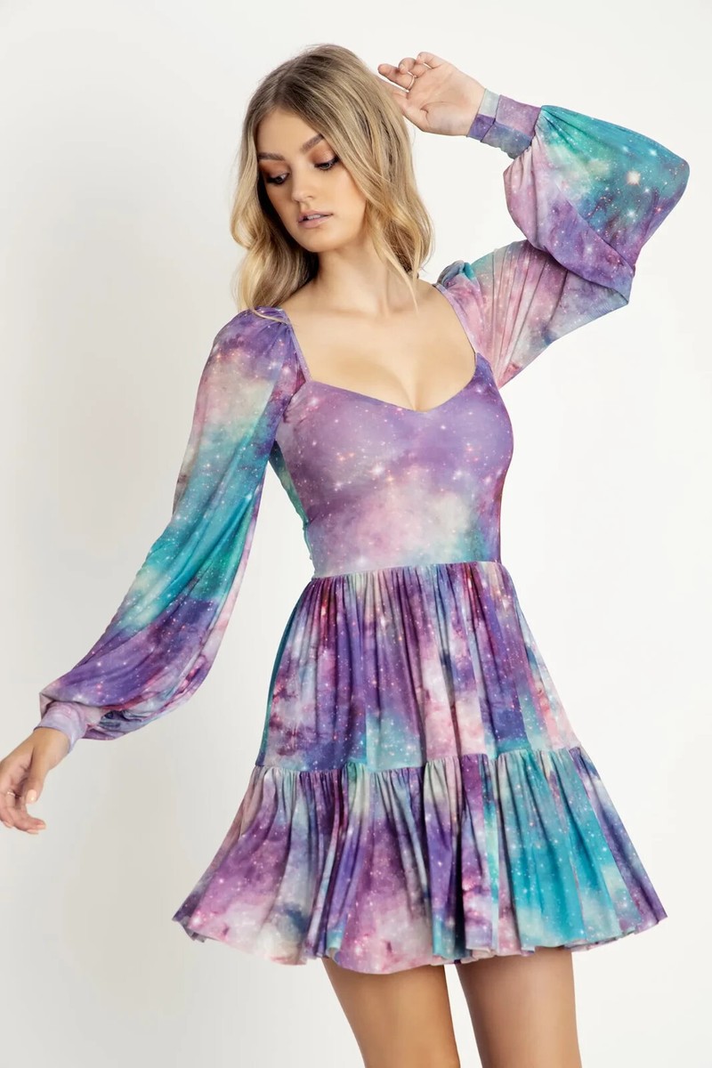 Blackmilk Galaxy Fairyland Sweet Frill Dress Size Medium M NEW NWT | eBay