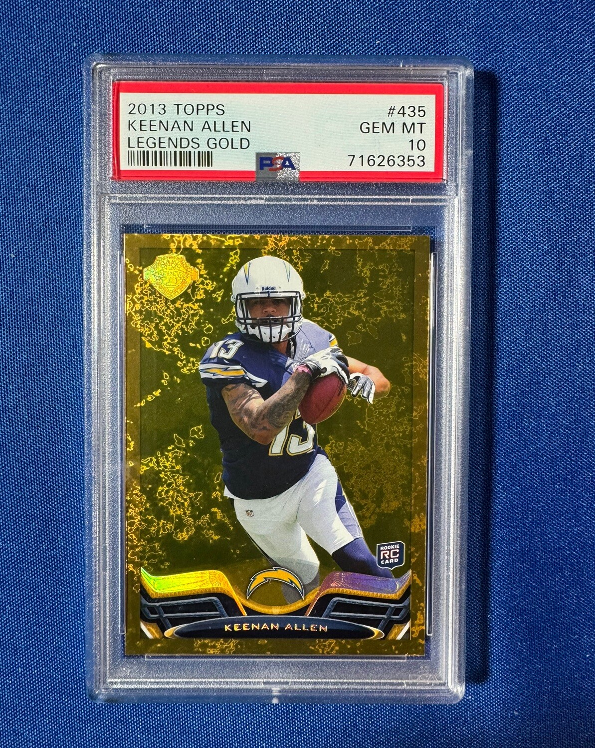 Keenan Allen Topps #435 Legends Gold