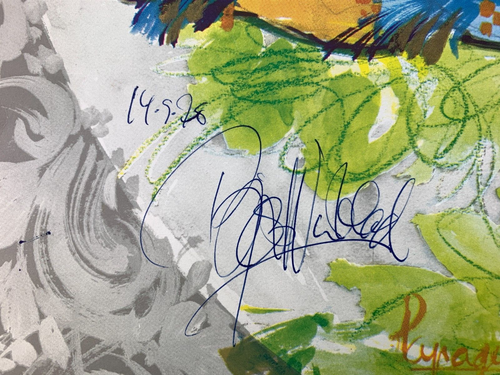 Bjorn Wiinblad 1918-2006 Original Autograph Signature Permild & Rosengreen - Picture 3 of 5