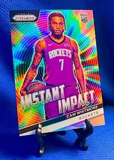 2023-24 Panini Prizm Instant Impact SILVER PRIZM Cam Whitmore #7 Rookie WIZARDS
