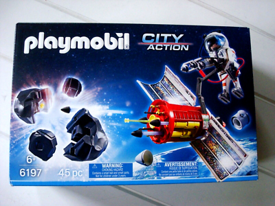 NEW Playmobil 6197 City Action Satellite Meteoroid Laser Astronaut