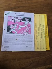 AD&D 1st Edition Player Character Record Shee...