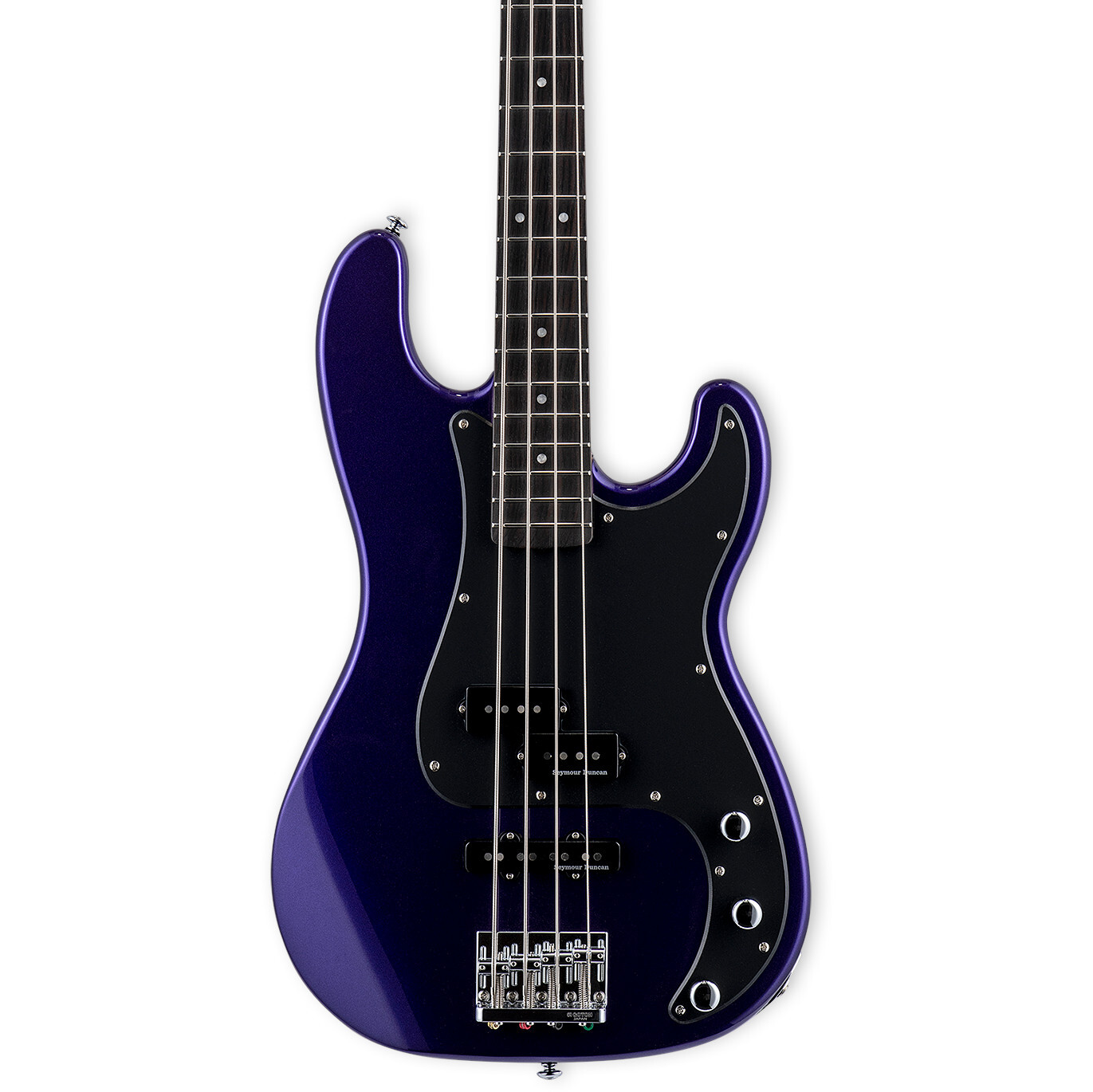 ESP LTD Surveyor 87 - 4-струнный бас-гитара, накладка из черного дерева, Темно-фиолетовый металлик