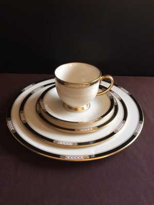 Lenox Presidential Collection Hancock Gold Fine China 5 Piece Place Setting Ebay